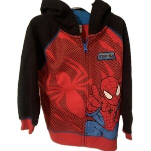 Marvel Red and Black Spider-Man Kids Hoodie